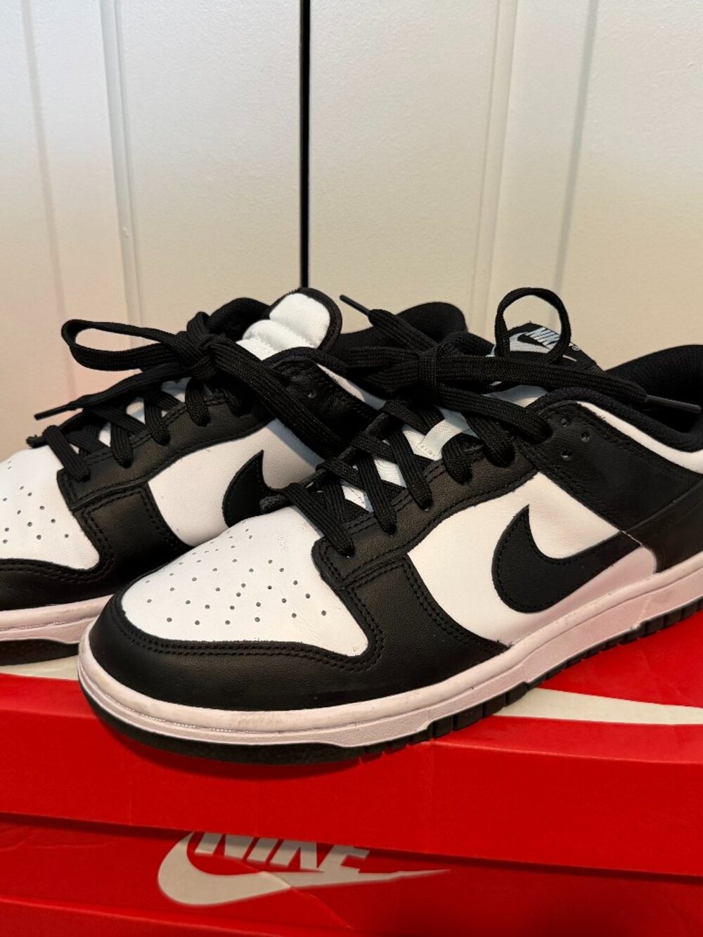 Nike Women's Dunk Low - Black & White - 9.5